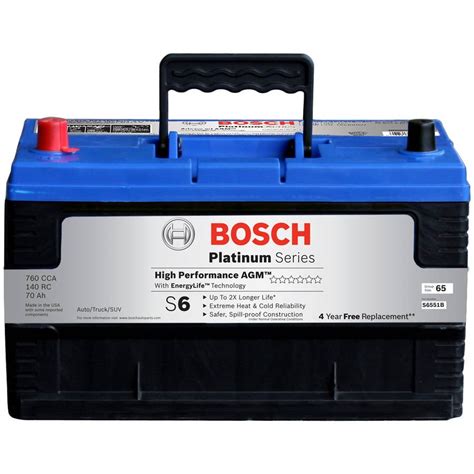 Bosch S6 High Performance Agm Battery