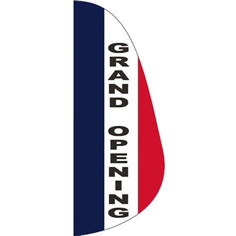 Fef 3x8 Grand Grand Opening 3′ X 8′ Message Feather Flag Hanover Flag