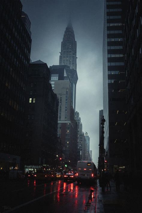 Free Download A Rainy Day In Manhattan City Rain Rainy City City