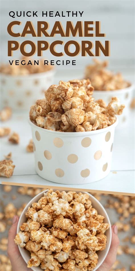 Maybe you would like to learn more about one of these? Healthy Caramel Popcorn in 2020 | Vegan kids recipes ...
