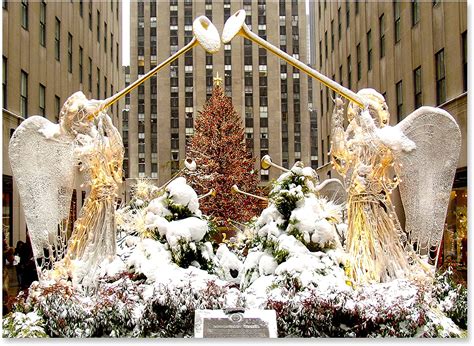 Rockefeller Center Christmas Angels New York City Greeting