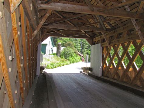 Vermont Covered Bridge 45 13 05 Williamsville Windham County Travel