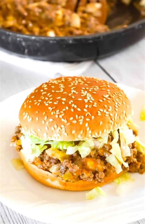 For this recipe, you only need a few ingredients. Big Mac Sloppy Joes are an easy ground beef dinner recipe ...
