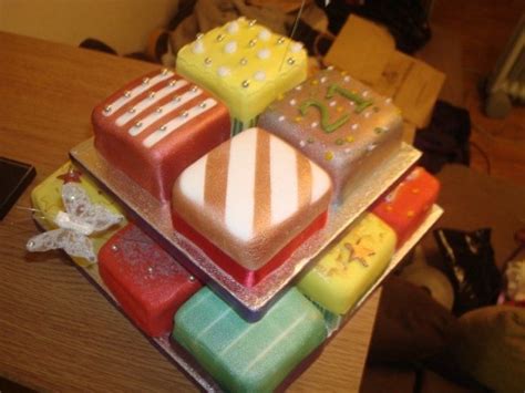 Mini Square Birthday Cakes Selection Of Mini Birthday Cakes Each
