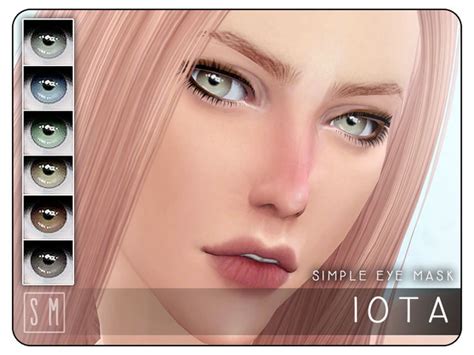 Iota Simple Eye Mask By Screaming Mustard At Tsr Sims 4 Updates