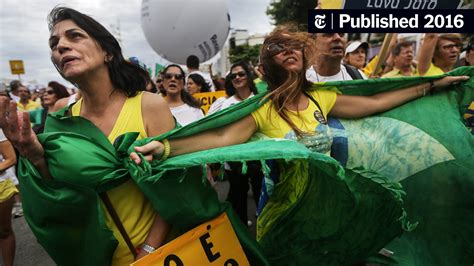 Thousands In Brazil Protest Gutting Of Anticorruption Measures The New York Times