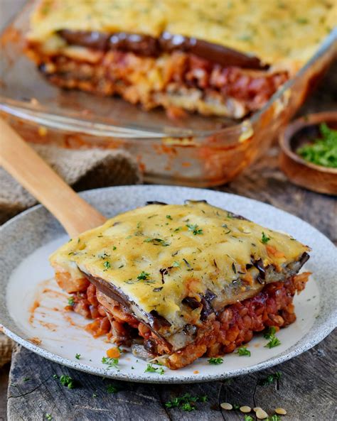 Vegan Moussaka With Lentils And Eggplant This Popular Greek Dish Can