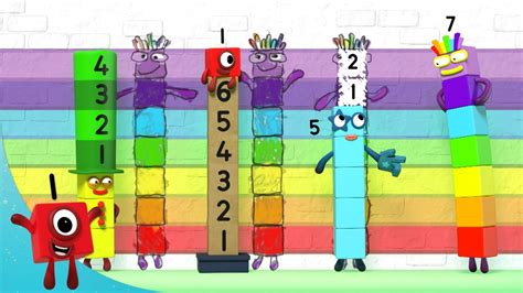 Numberblocks Painting Fun Learn To Count Learning Blocks Youtube