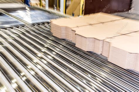 Corrugated Cardboard Factory Stock Image C0564711 Science Photo