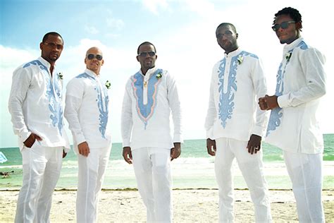 So we are having a beach wedding and our colors are white, light blue and tan/khaki. Beach Groom Attire