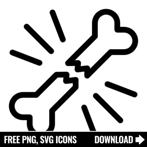 Free Broken Bone Svg Png Icon Symbol Download Image