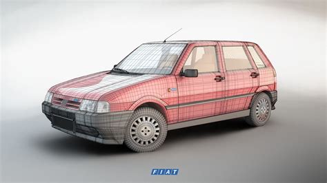 Fiat Uno 3d Model Cgtrader