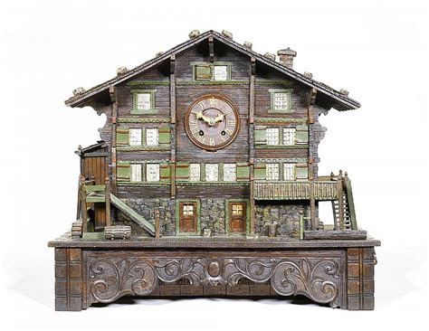 Fileswiss Cuckoo Clock Ca 1900 Wikimedia Commons