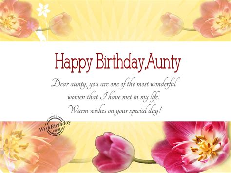 Happy Birthday For My Aunty Birthday Hjw