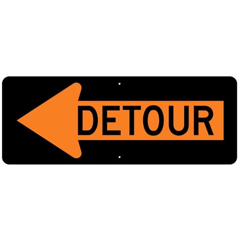 Detour Arrow Sign Us Signs And Safety