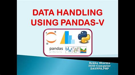 Data Handling Using Pandas Vxii Ip Youtube