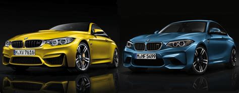 The information on fuel consumption, co2 emissions and energy consumption has been determined in accordance with the prescribed measurement procedure vo (eu) 715/2007 in the. Photo comparison: BMW M4 vs. the all-new M2 - Bimmerfest ...