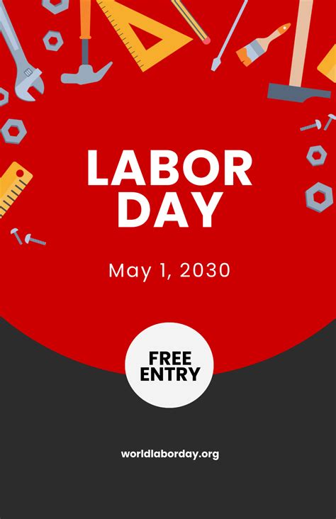 Labor Day Poster Template - Edit Online & Download Example | Template.net