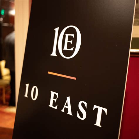 10 East Event Signage Vseen