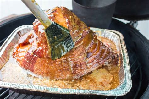 double smoked spiral ham with honey mustard glaze