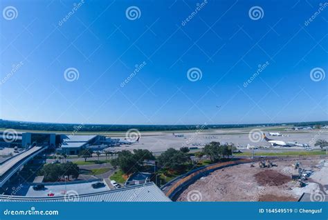 Panorama Of Marriott Hotel In Tpa Airport Editorial Stock Image Image