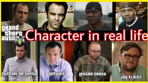 Gta5 All Character In Real Life Real Life Every Character Of Gta5