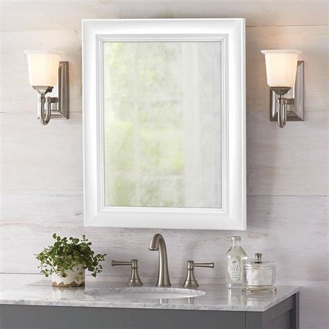 Home Decorators Collection 24 In W X 30 In H Fog Free Framed Recessed