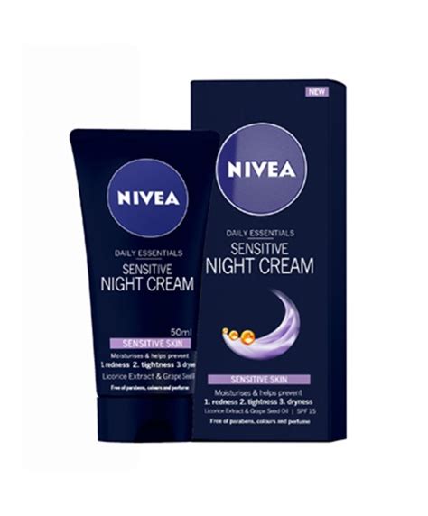 Nivea Nivea Creme Daily Essentials Sensitive Night Cream Pakcosmetics