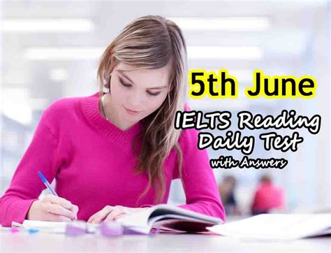 Daily Best Ielts Reading Practice Test With Answers Th June Career
