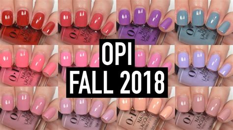 opi peru fall 2018 ulta and sally s exclusives swatch and review youtube