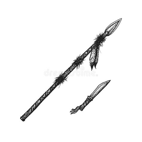 American Native Spear Stock Illustrations 849 American Native Spear Stock Illustrations