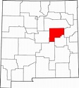 Map of New Mexico highlighting Guadalupe County - List of counties in ...
