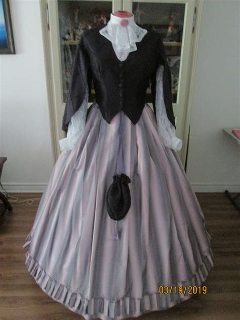 Civil War Womens Dress 1860 1865 Womens Clothing Etsy