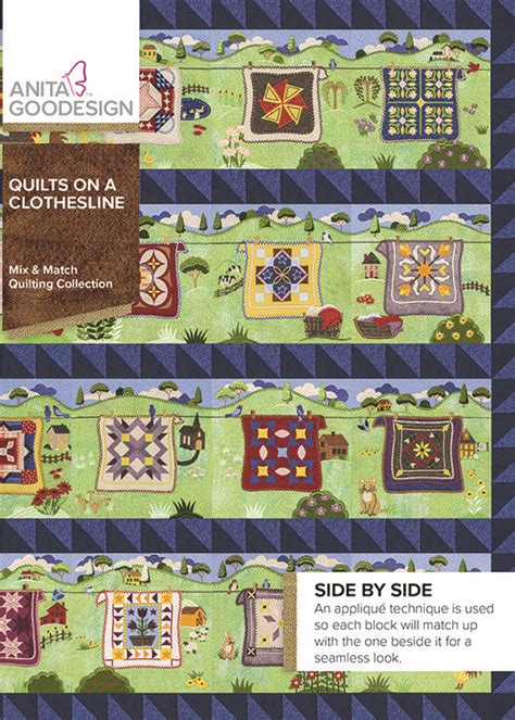 This Gorgeous Quilts On A Clothesline Collection Includes Blocks That