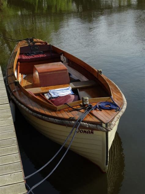 In some cases a river flows into the ground and becomes dry at the end of its course. River launch, GRP launch with inboard diesel for sale