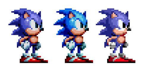 Sonics Mania Sprite Recolored To Fit Older Sonic 1andcd Colors