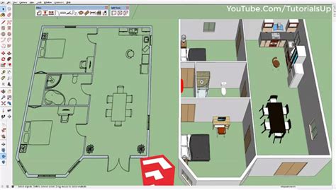 how to convert 2d floor plans to 3d with dibac 2015 for sketchup sketchup world