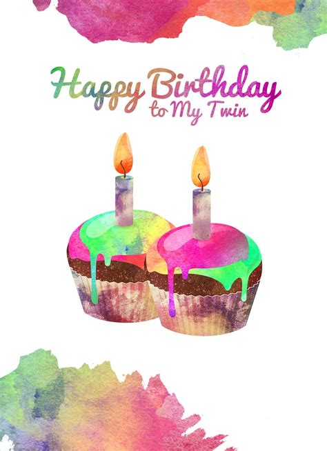 27 Marvelous Picture Of Happy Birthday Twins Cake Happy Birthday Pictures