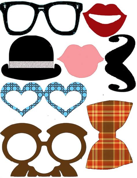 Printable Photo Props Measured By The Heart Photo Booth Props