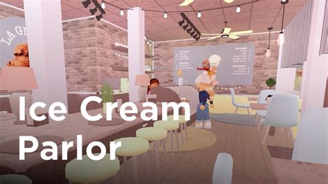 Roblox Bloxburg Ice Cream Parlor Youtube