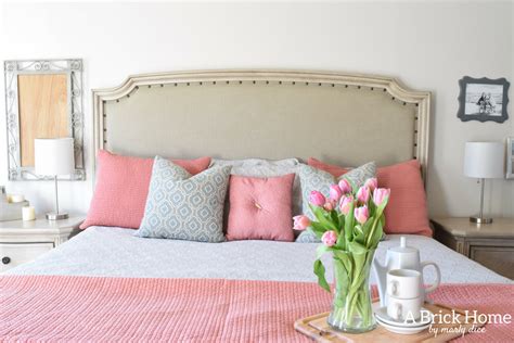 A Brick Home Spring Home Tour Headboard Marly Dice
