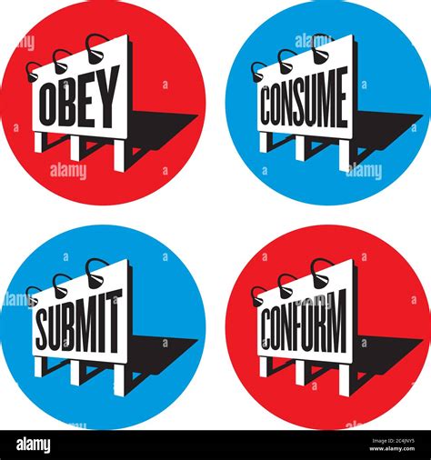 Obey They Live Cut Out Stock Images And Pictures Alamy