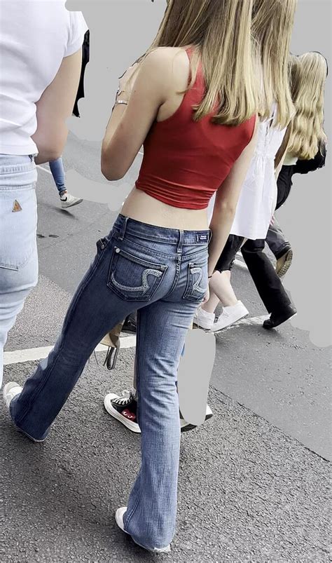 Cute Blonde Tight Jeans Red Croptop Tight Jeans Forum