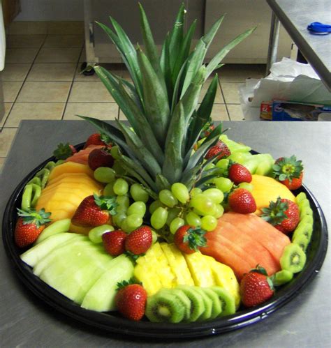 Fruit Tray Ideas Tray On A Large Tray Arrange The Fruit In An