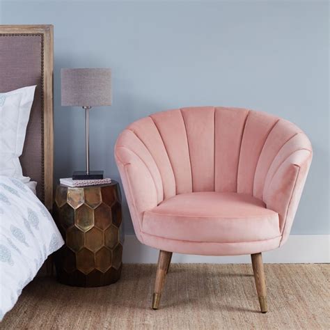 Why have a hot pink accent chair? Malibu Blush Pink Chair | Pink chair, Blush pink chair ...