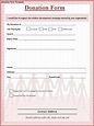Donation Form Template | Free Printable Word Templates,