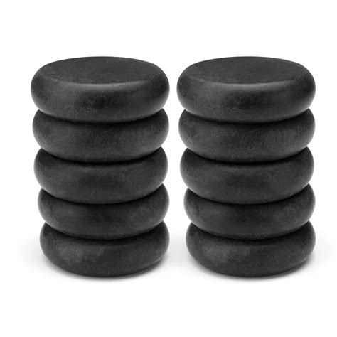 10pcs 6x6cm Massage Stones Massage Lava Natural Energy Massage Stone Set Hot Compress Spa Rock