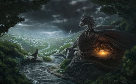 Dragon fantasy artwork art dragons wallpaper | 6300x3900 | 649808 ...