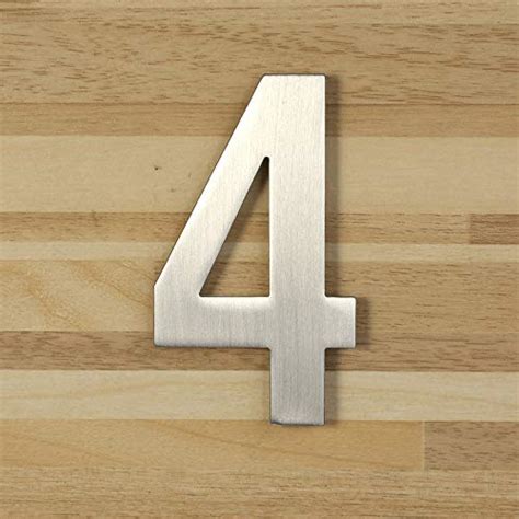 Our Best Brushed Stainless Steel House Numbers Top Product Reviwed