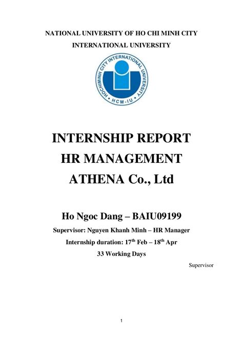 An internship report is a document that summarises your internship experience with a company and any however, since an internship summary report can evaluate your learning experience with a this is also the place to mention the company's mission statement and its regular business activities. 11 PDF EXAMPLE COVER LETTER FOR INTERNSHIP UITM ...
